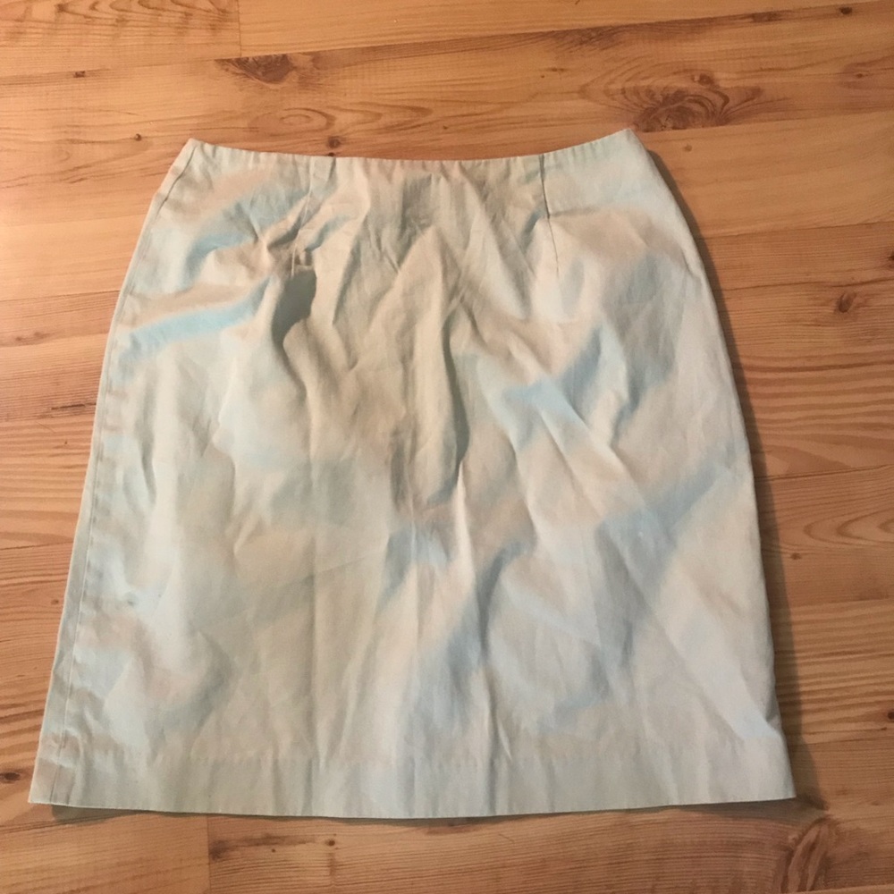 L.L Bean tan skirt
